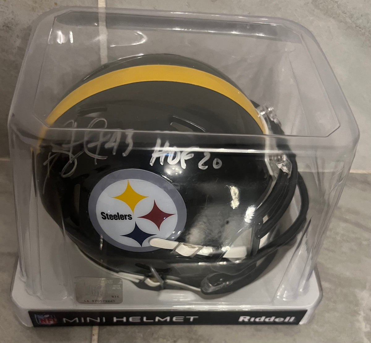 Troy Polamalu Pittsburgh Steelers Autographed Mini Helmet product image 3