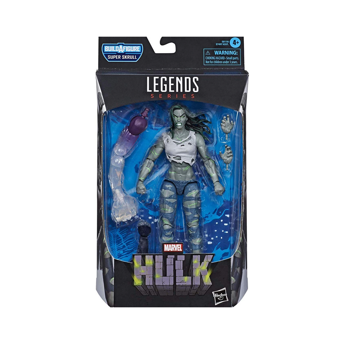 She Hulk BAF Super Skrull (Marvel Legends, Hasbro) product image 1, provided for visual reference and product detail review
