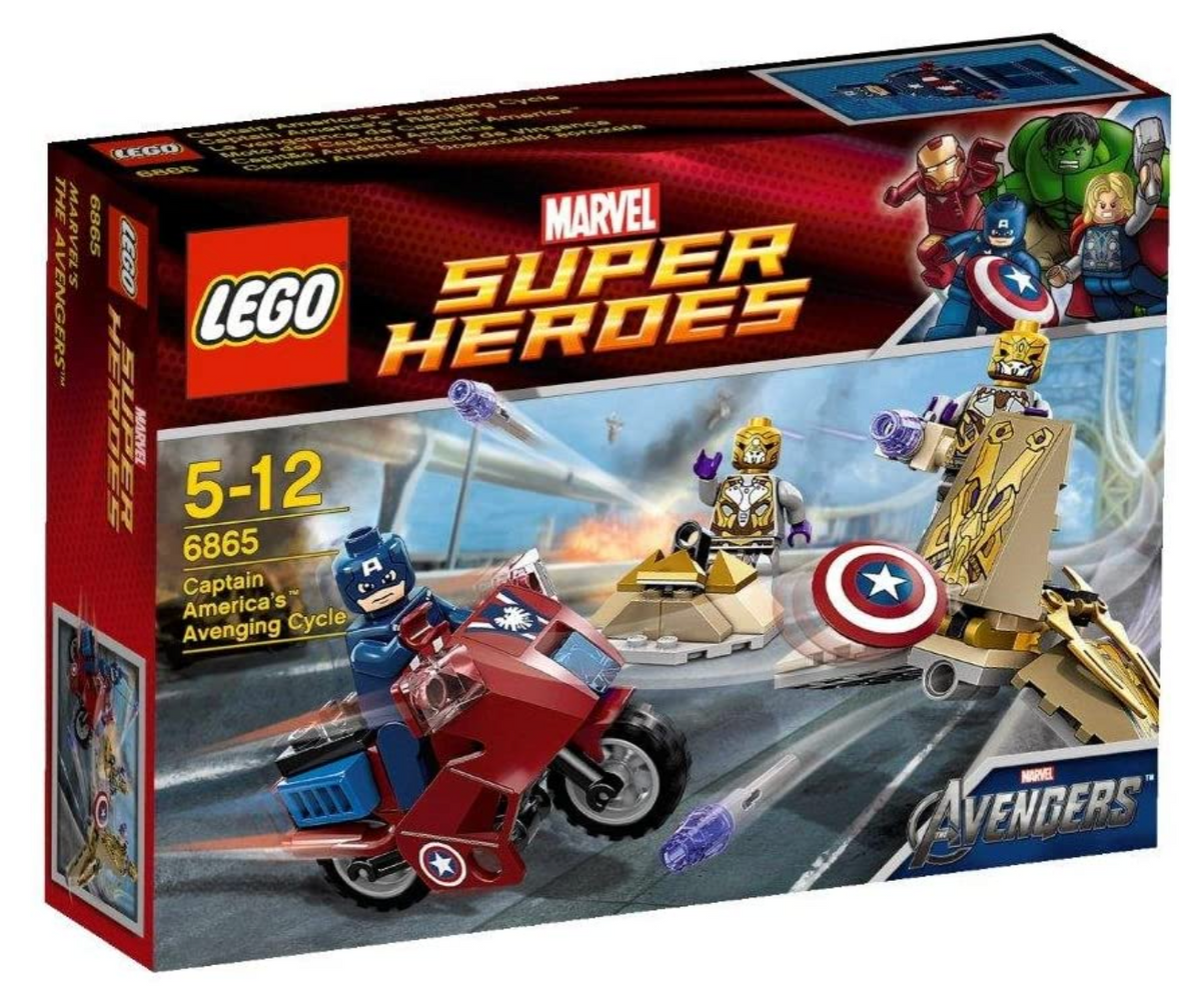 6865 Captain America's Avenging Cycle product image 1, provided for visual reference and product detail review