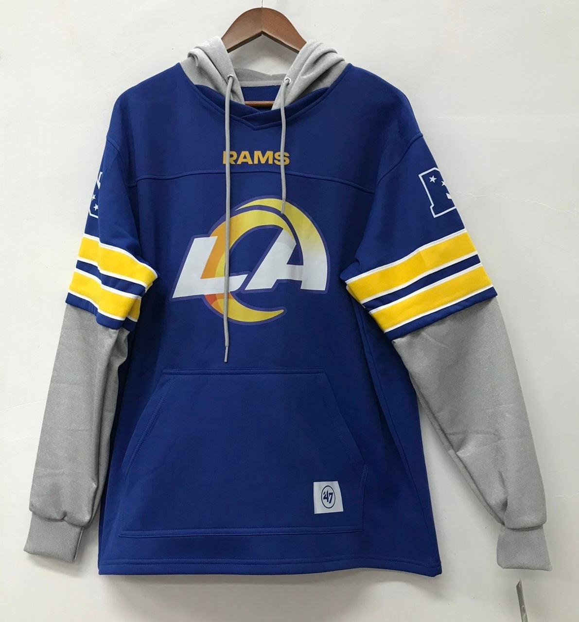 Los Angeles Rams Official NFL 47 brand hoodie product image 1