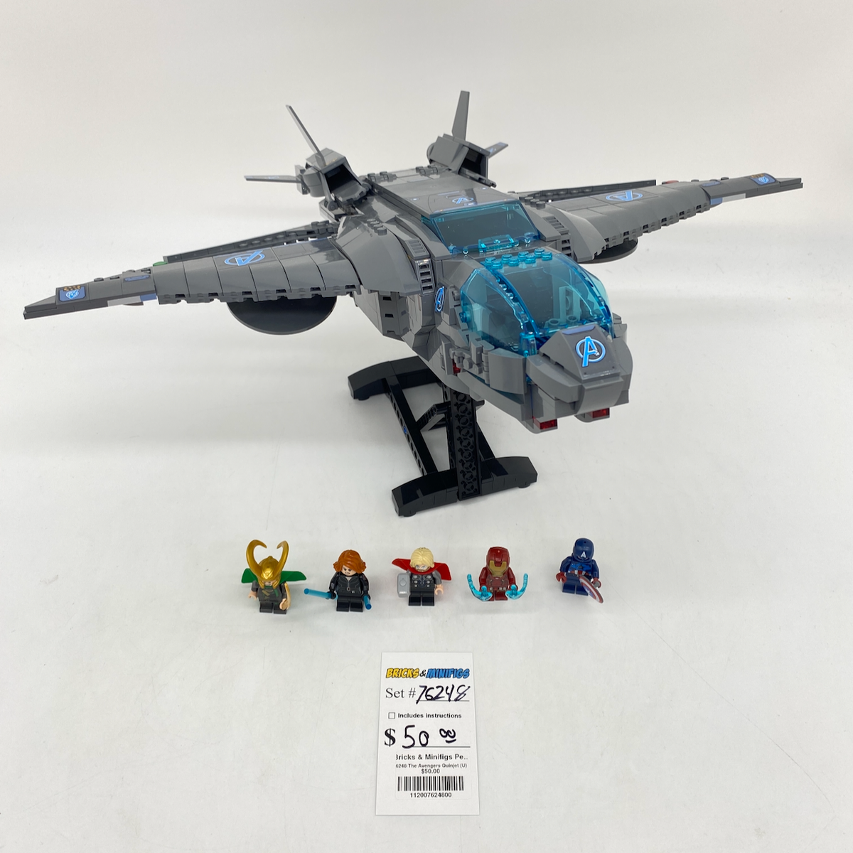 76248 The Avengers Quinjet (U) product image 1, provided for visual reference and product detail review
