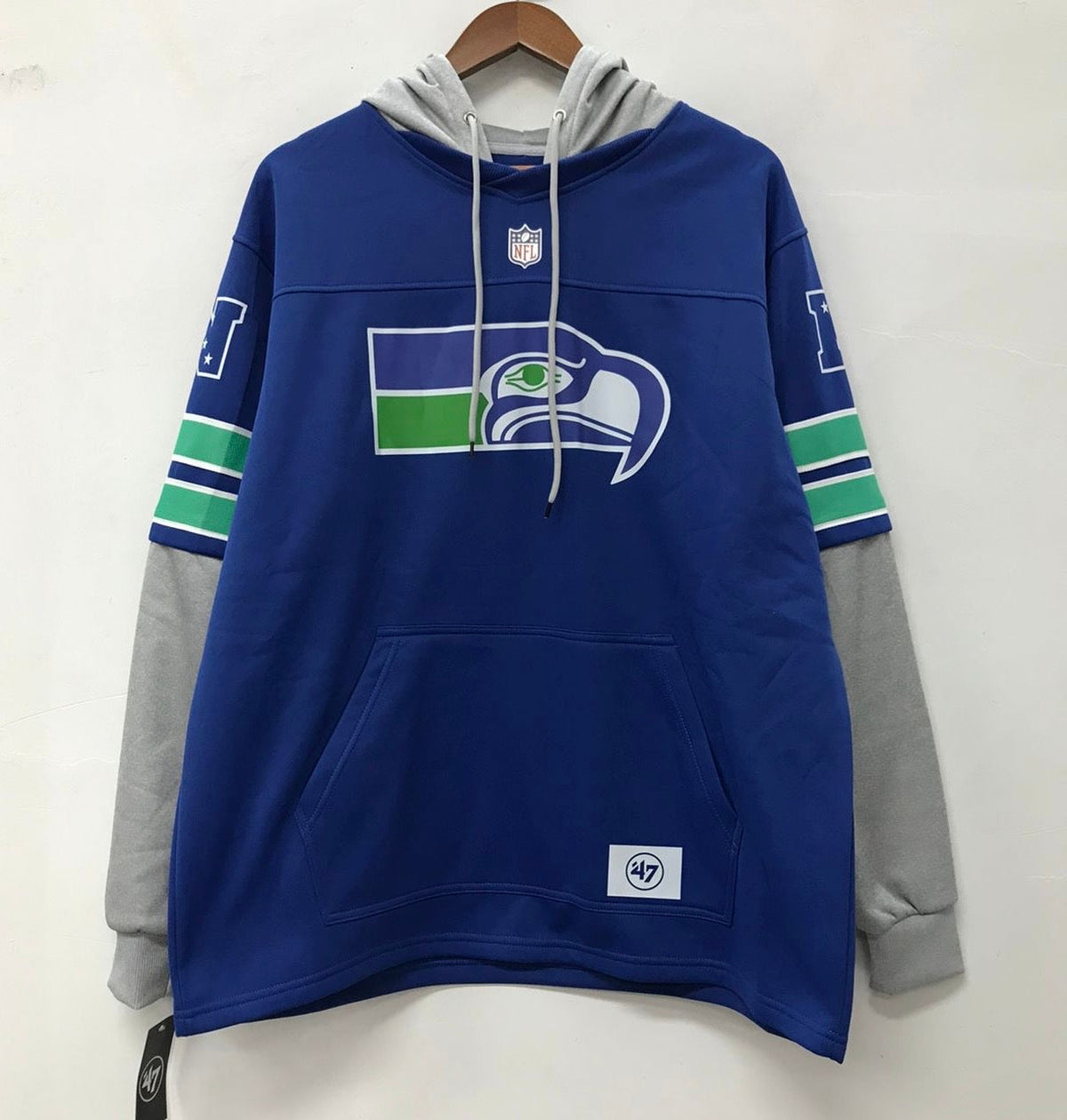 Seattle Seahawks Official NFL 47 brand hoodie product image 1