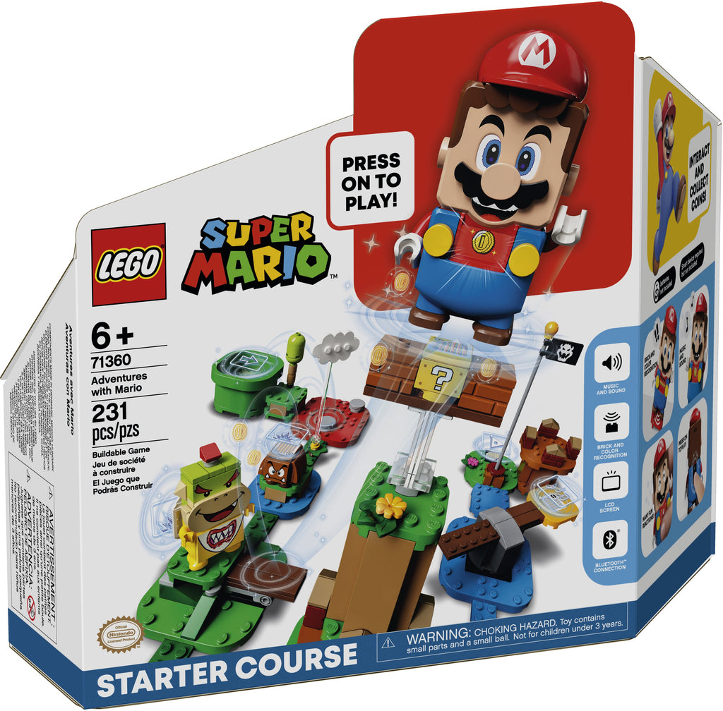 71360 Adventures with Mario Starter Course product image 1, provided for visual reference and product detail review