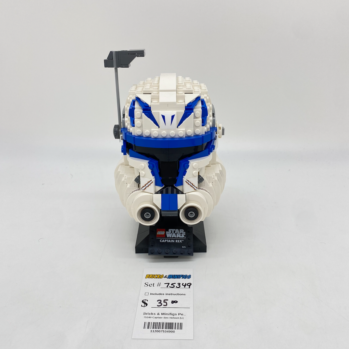 75349 Captain Rex Helmet (U) product image 1, provided for visual reference and product detail review