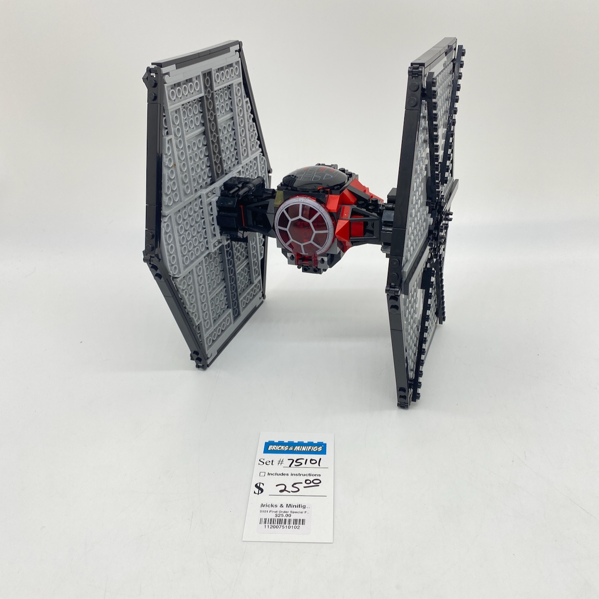 75101 First Order Special Forces TIE Fighter (U2) product image 1, provided for visual reference and product detail review