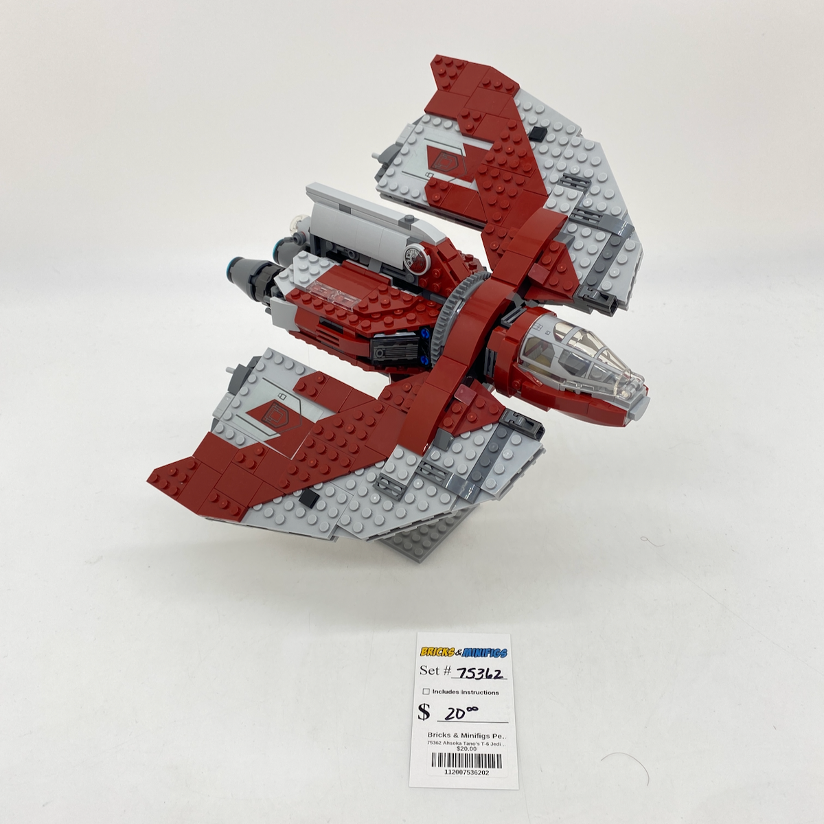 75362 Ahsoka Tano's T-6 Jedi Shuttle (U2) product image 1, provided for visual reference and product detail review
