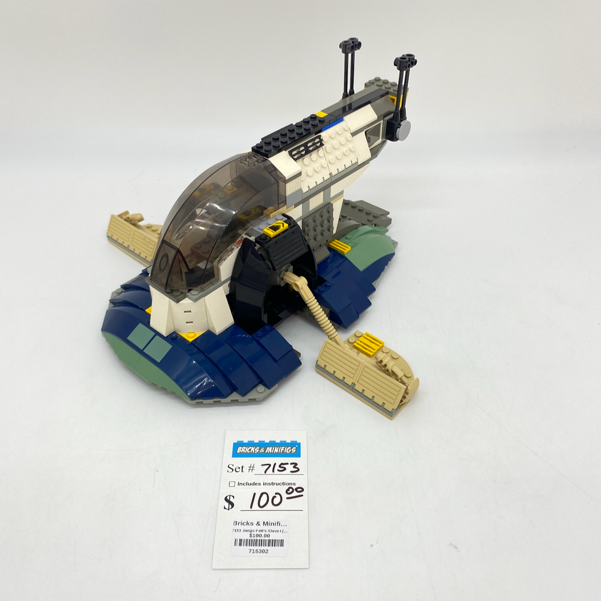 7153 Jango Fett's Slave I (U2) product image 1, provided for visual reference and product detail review