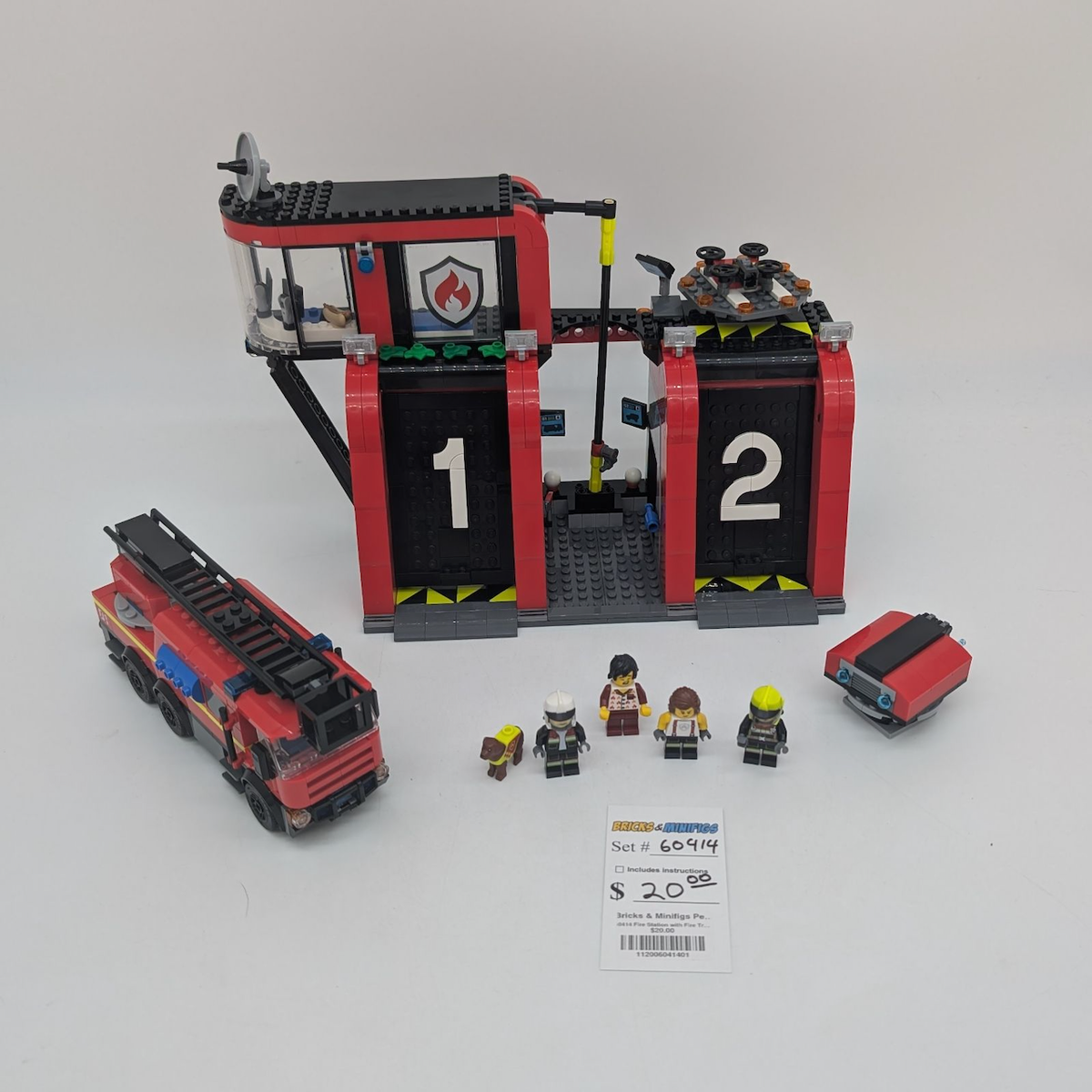 60414 Fire Station with Fire Truck (U1) product image 1, provided for visual reference and product detail review