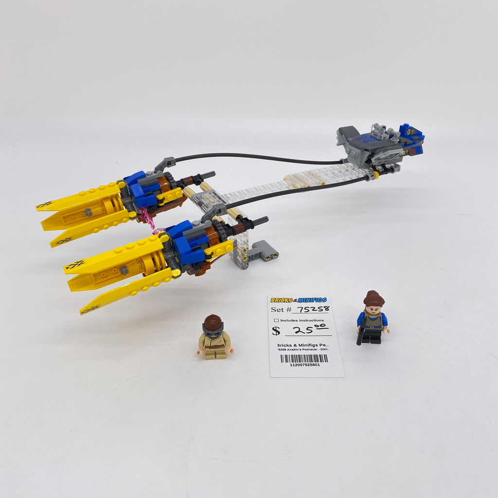 75258 Anakin's Podracer - 20th Anniversary Edition (U1) product image 1, provided for visual reference and product detail