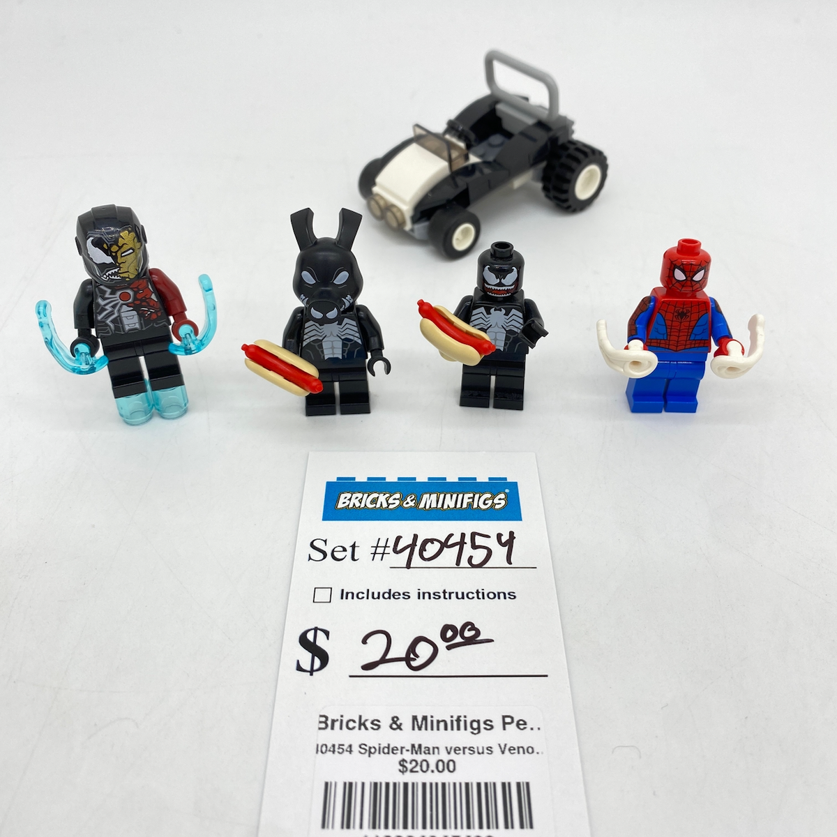 40454 Spider-Man versus Venom and Iron Venom (U) product image 1, provided for visual reference and product detail review