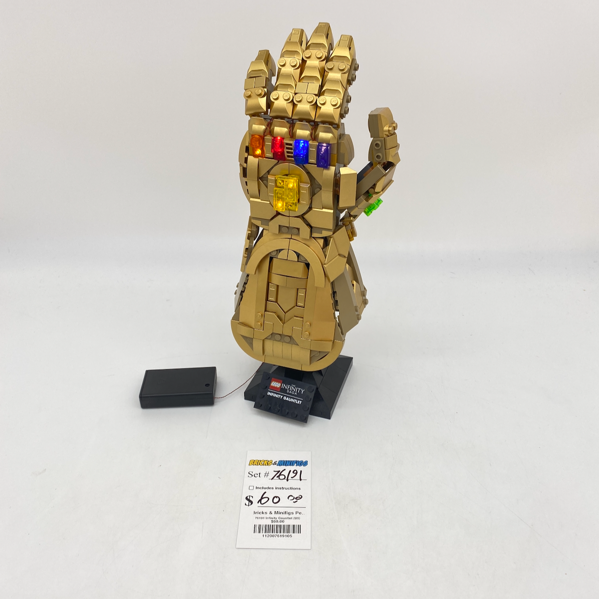 76191 Infinity Gauntlet (U5) product image 1, provided for visual reference and product detail review