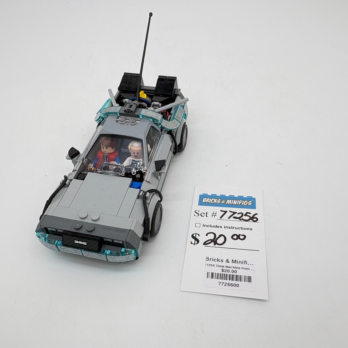 77256 Time Machine from Back to the Future (U) product image 1, provided for visual reference and product detail review