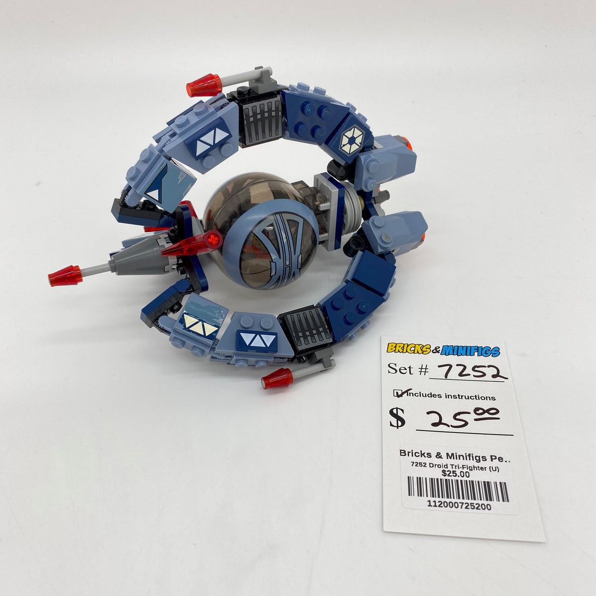 7252 Droid Tri-Fighter (U) product image 1, provided for visual reference and product detail review