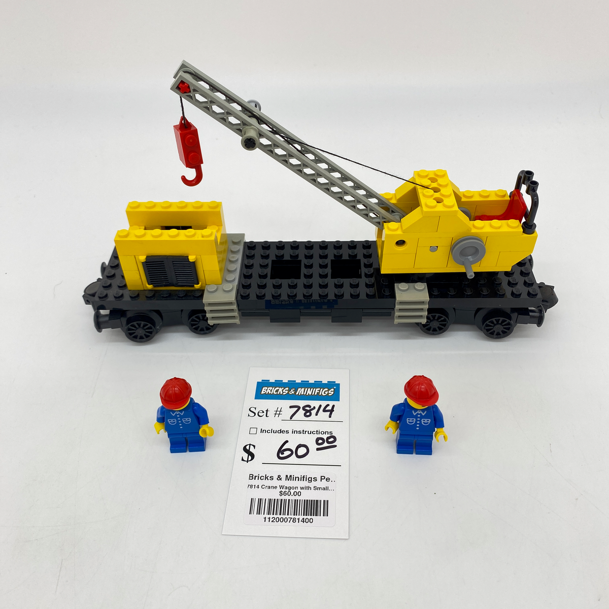 7814 Crane Wagon with Small Container (U) product image 1, provided for visual reference and product detail review