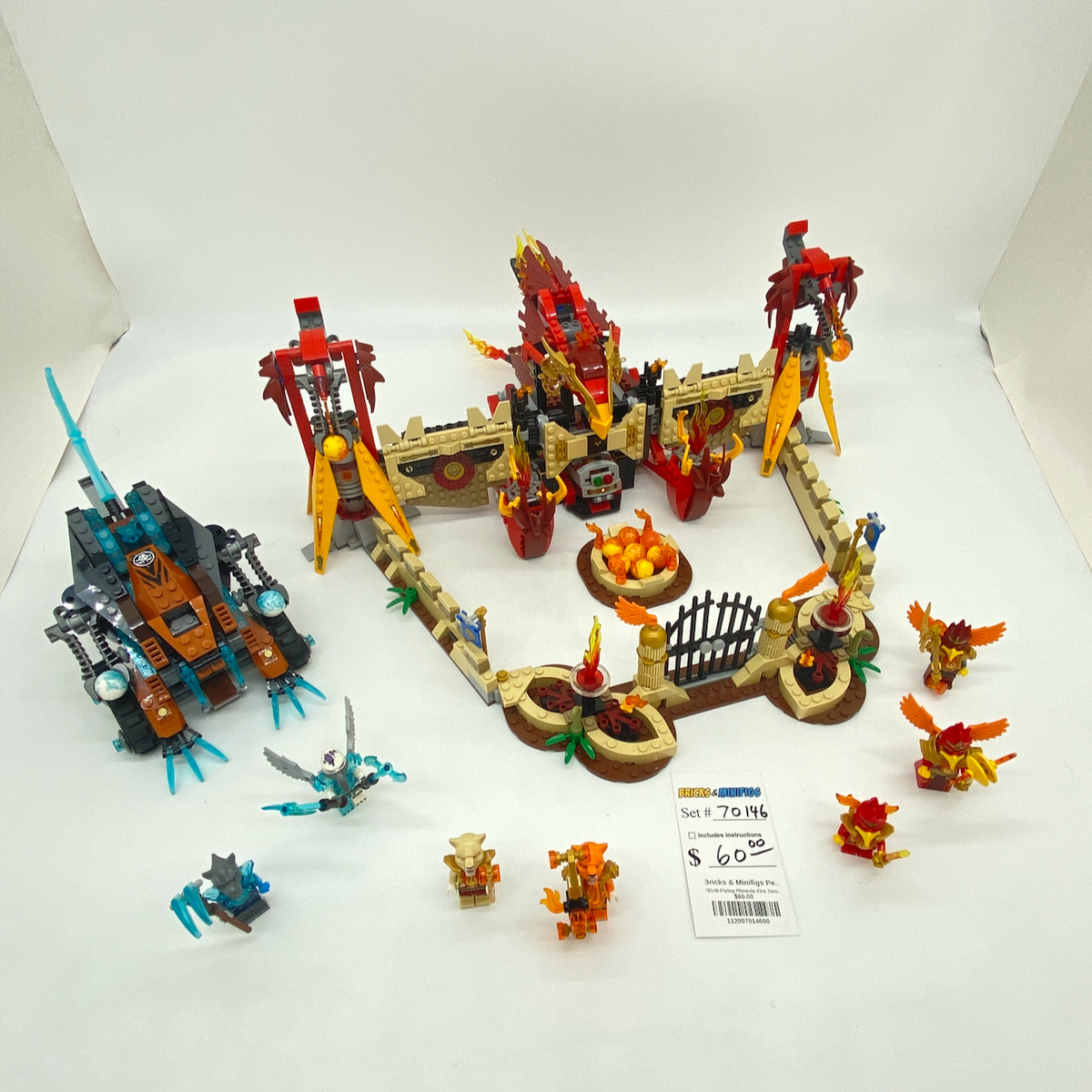 70146 Flying Phoenix Fire Temple (U) product image 1, provided for visual reference and product detail review