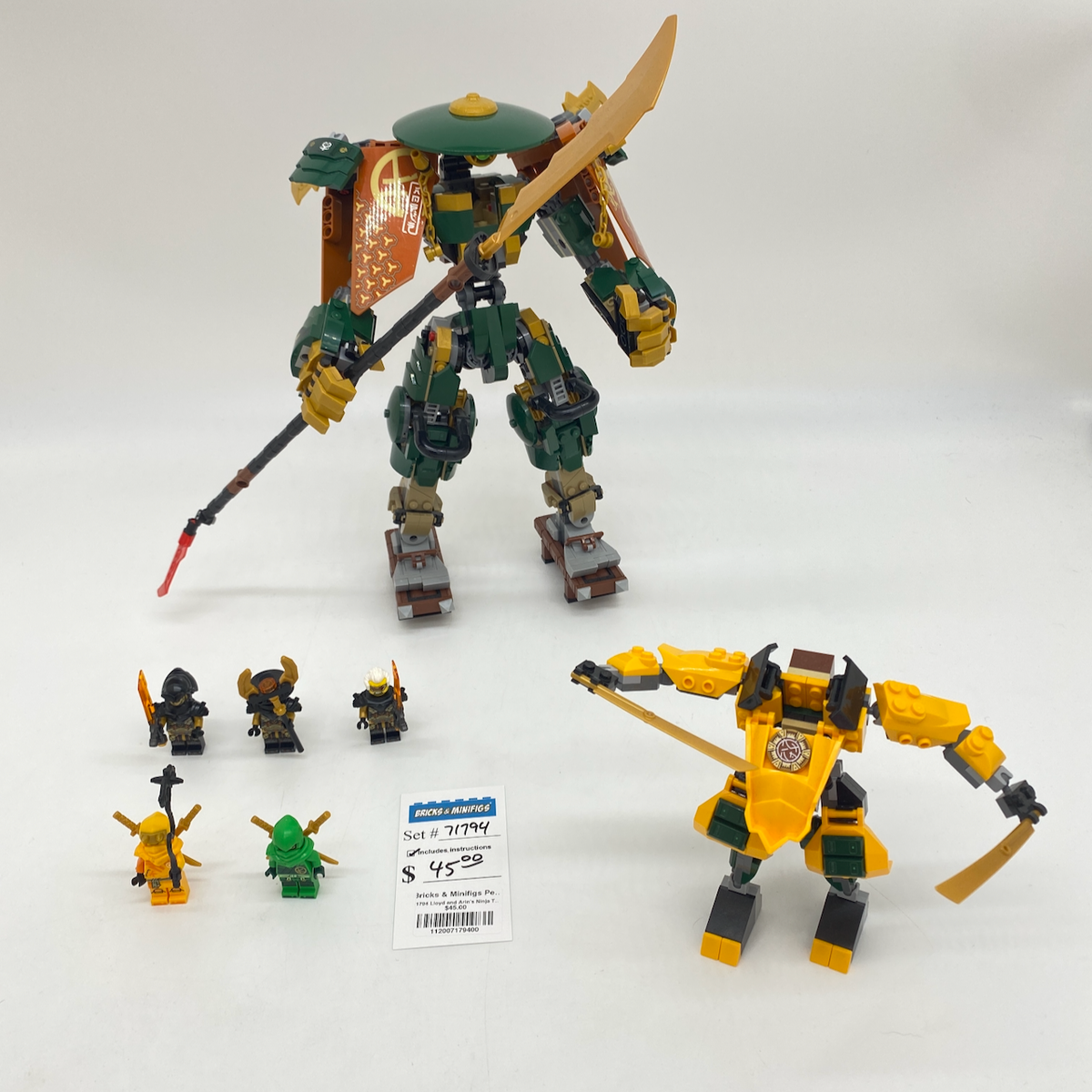 71794 Lloyd and Arin's Ninja Team Mechs (U) product image 1, provided for visual reference and product detail review