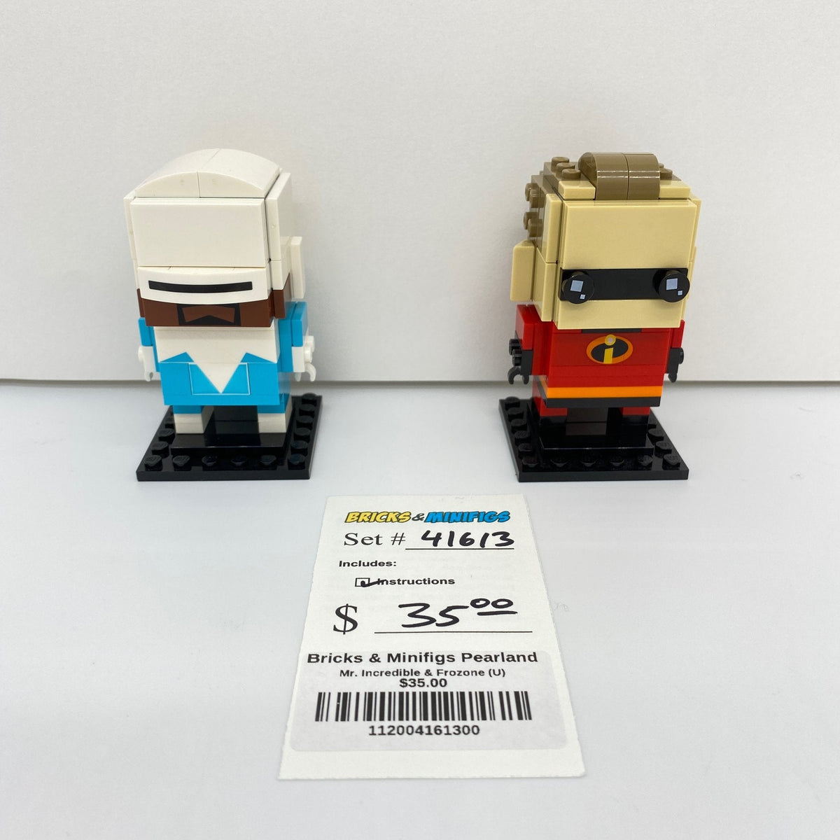41613 Mr. Incredible & Frozone (U) product image 1, provided for visual reference and product detail review