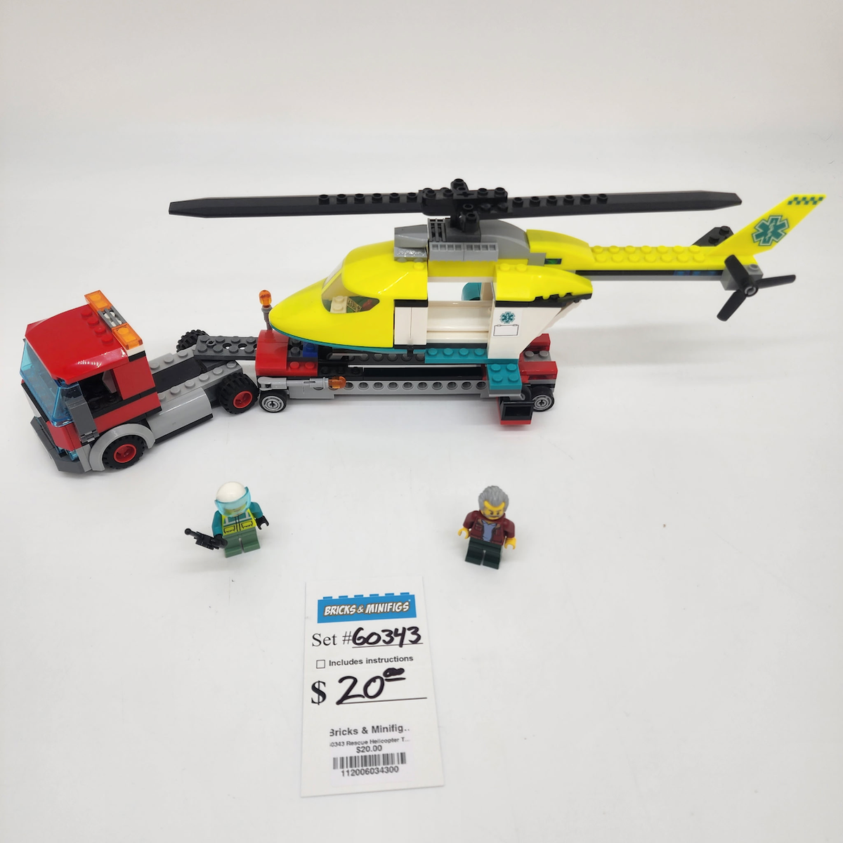 60343 Rescue Helicopter Transport (U) product image 1, provided for visual reference and product detail review
