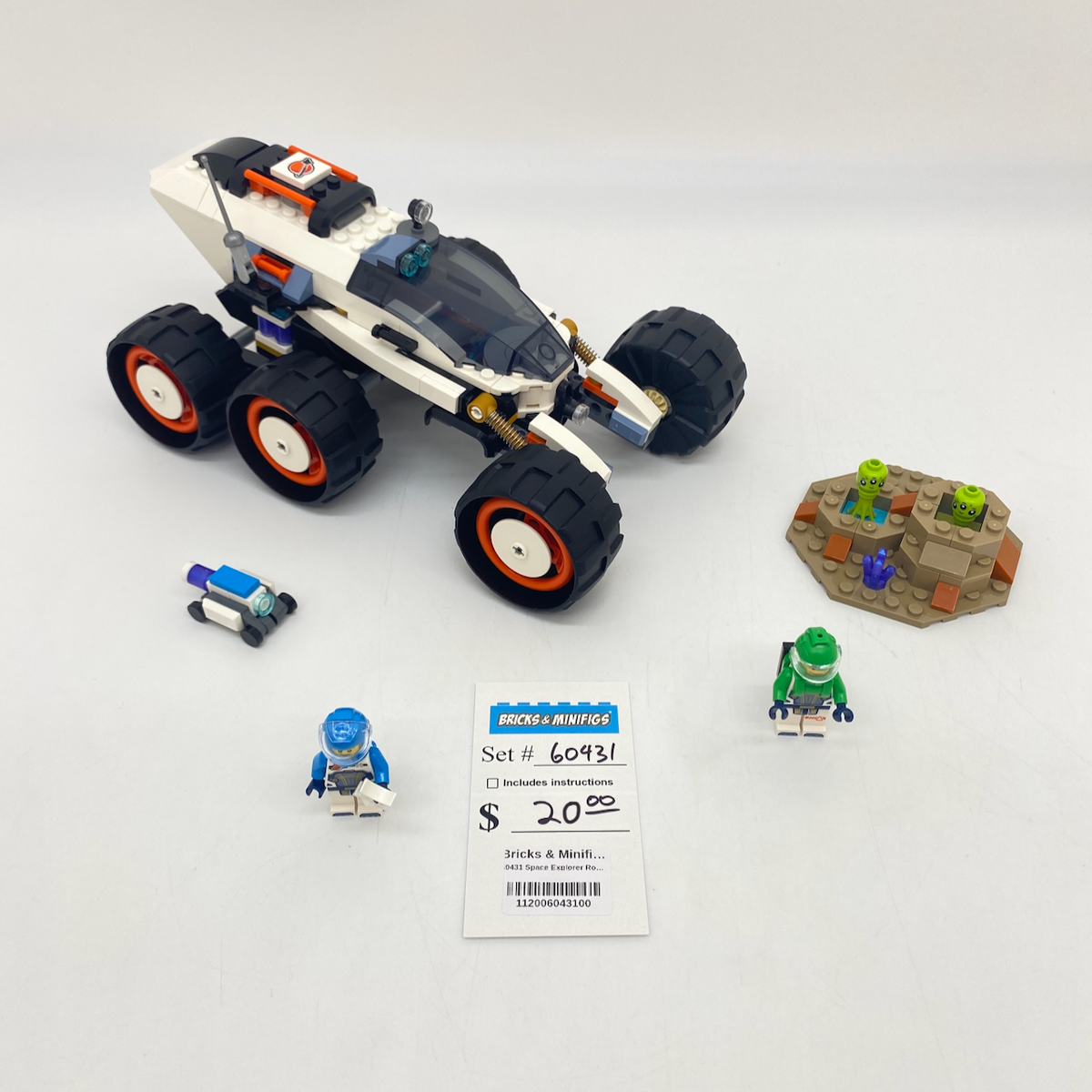 60431 Space Explorer Rover and Alien Life (U) product image 1, provided for visual reference and product detail review