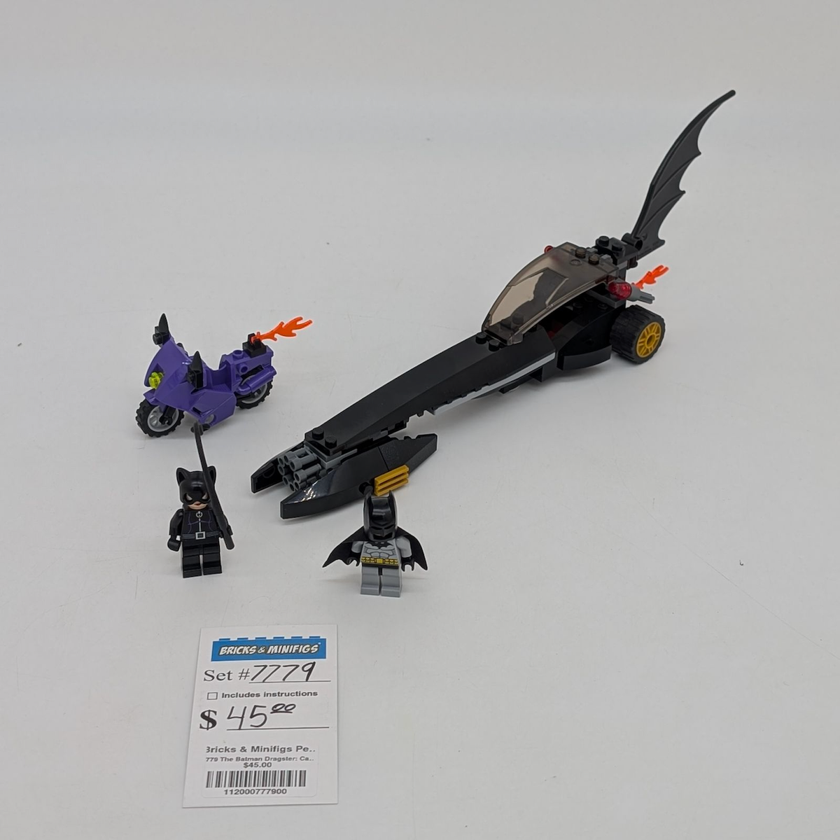 7779 The Batman Dragster: Catwoman Pursuit (U) product image 1, provided for visual reference and product detail review