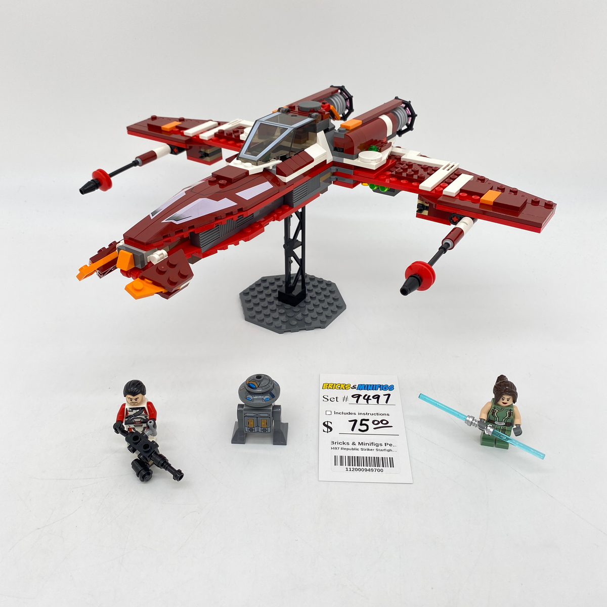 9497 Republic Striker Starfighter (U) product image 1, provided for visual reference and product detail review