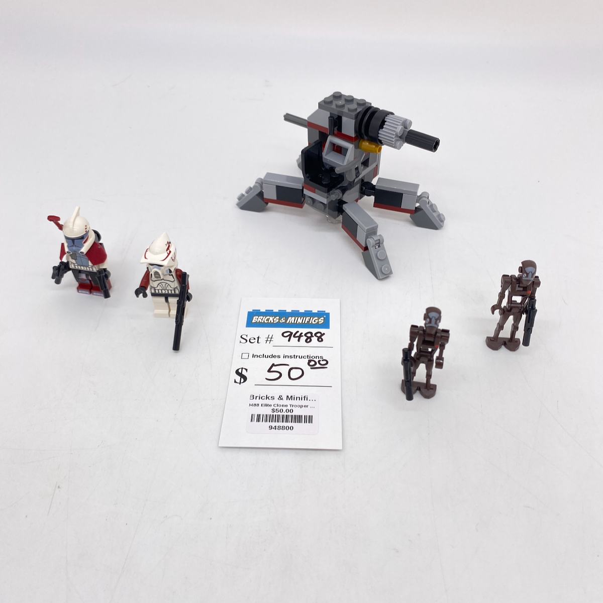 9488 Elite Clone Trooper & Commando Droid Battle Pack (U) product image 1, provided for visual reference and product detail