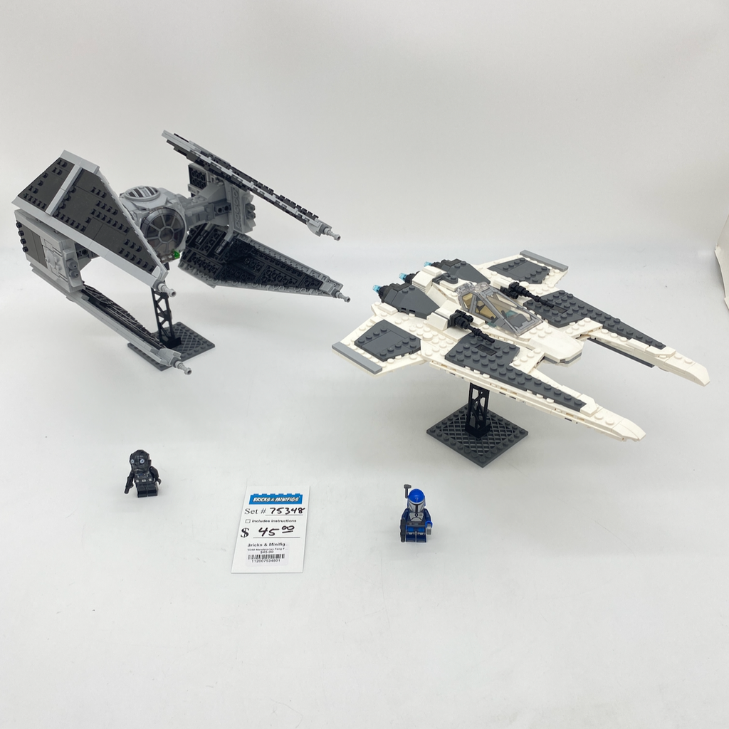 75348 Mandalorian Fang Fighter vs. TIE Interceptor (U1) product image 1, provided for visual reference and product detail