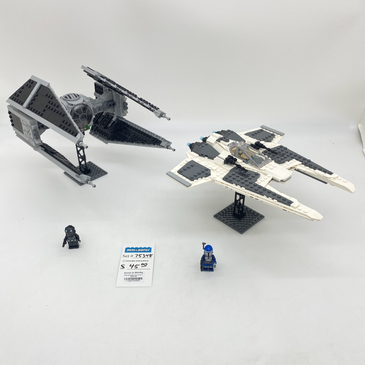 75348 Mandalorian Fang Fighter vs. TIE Interceptor (U1) product image 1, provided for visual reference and product detail