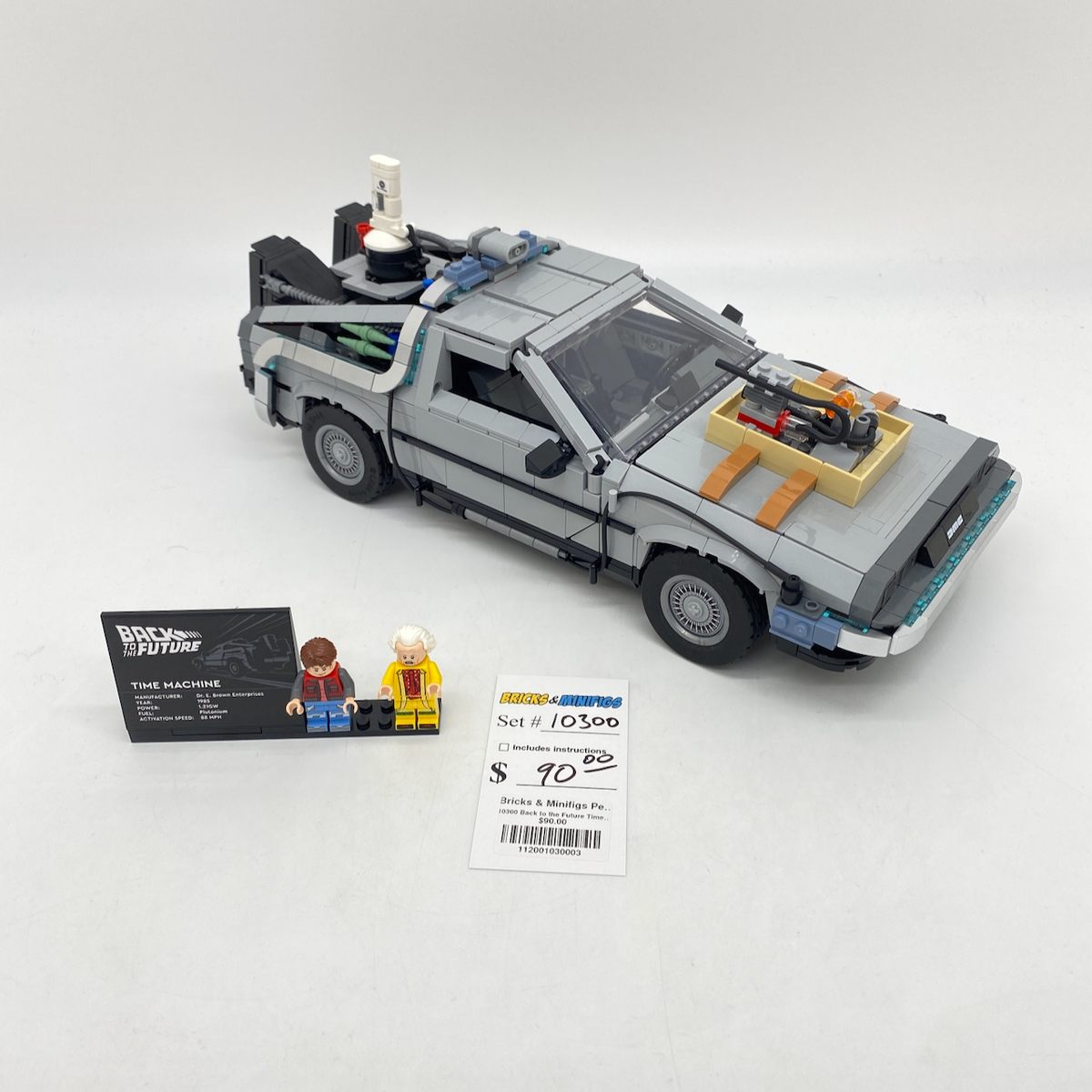 10300 Back to the Future Time Machine (U3) product image 1, provided for visual reference and product detail review