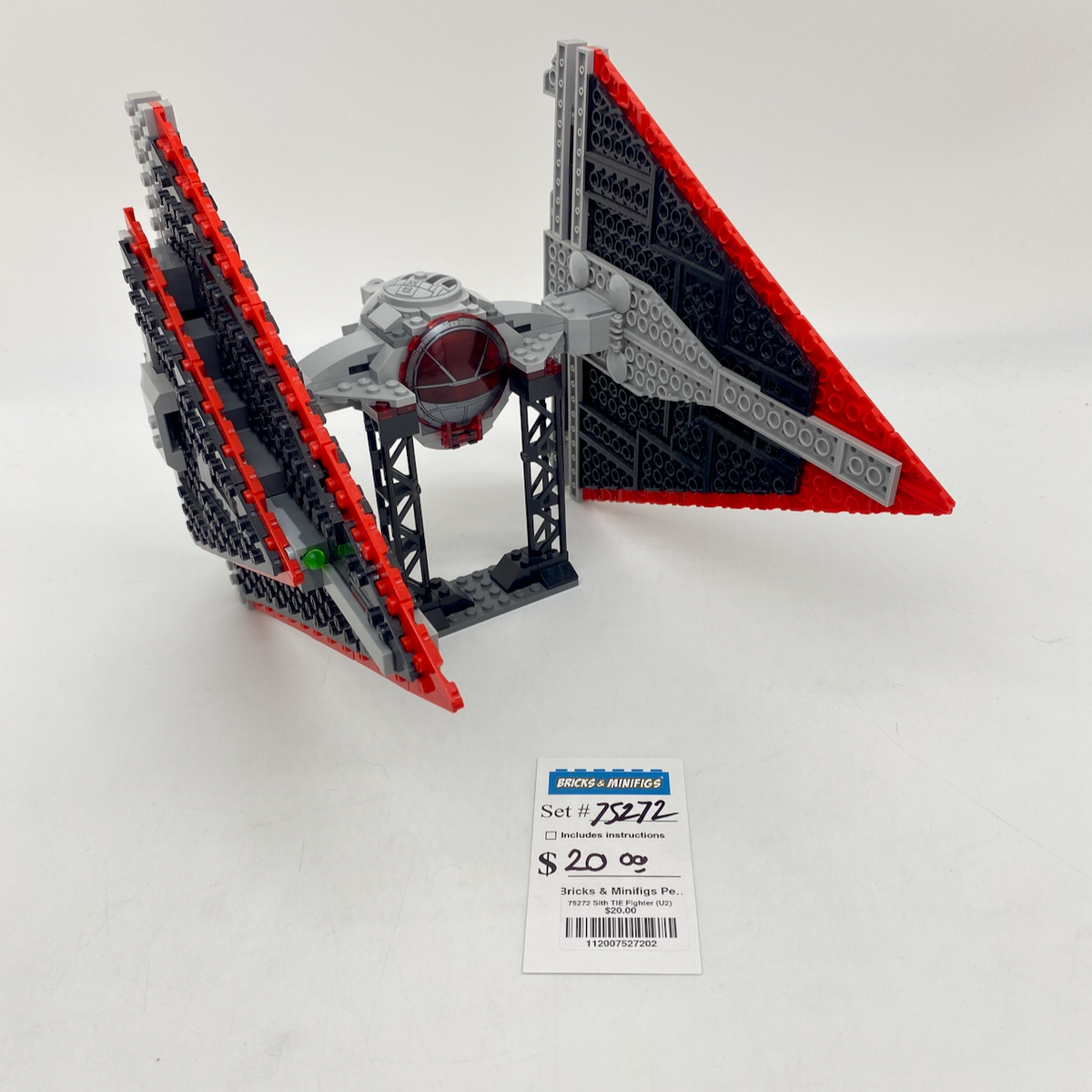 75272 Sith TIE Fighter (U2) product image 1, provided for visual reference and product detail review
