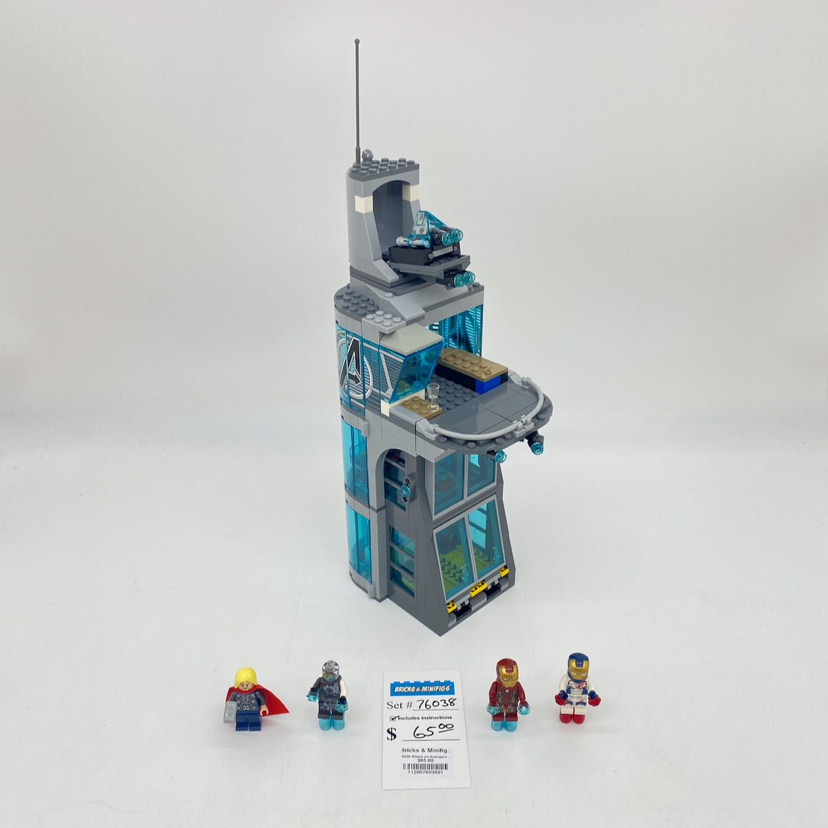 76038 Attack on Avengers Tower (U1) product image 1, provided for visual reference and product detail review