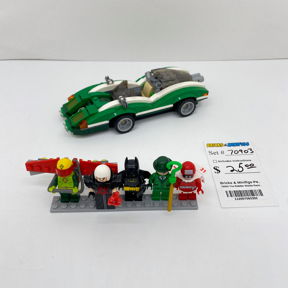70903 The Riddler Riddle Racer (U) product image 1, provided for visual reference and product detail review