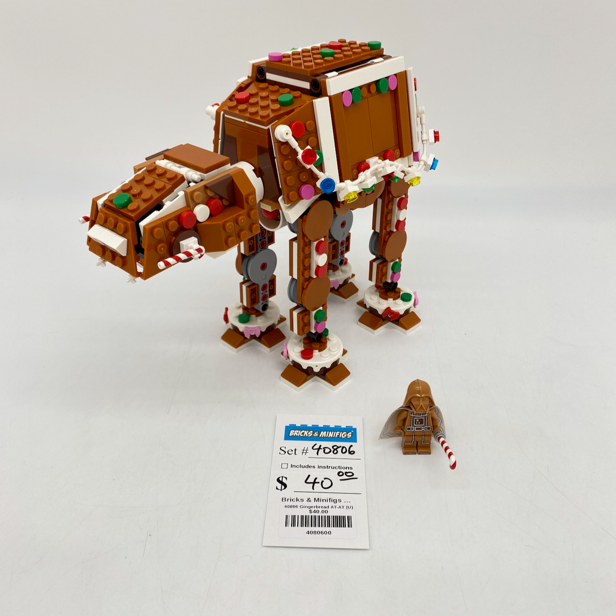 40806 Gingerbread AT-AT (U) product image 1, provided for visual reference and product detail review