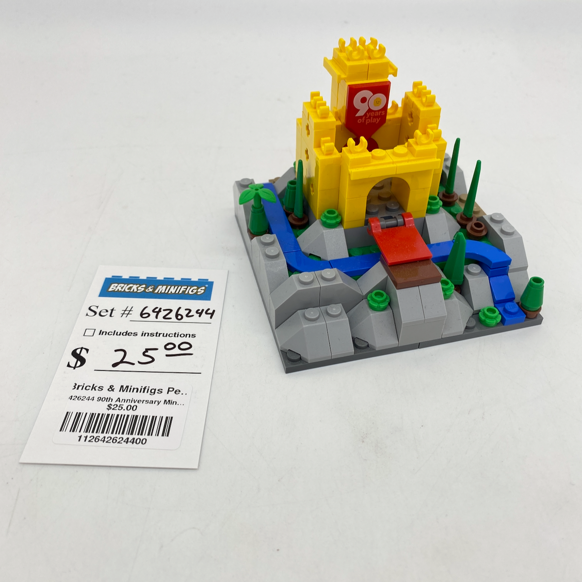 6426244 90th Anniversary Mini Castle (U) product image 1, provided for visual reference and product detail review