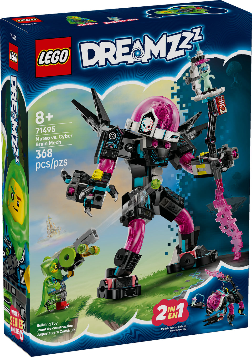 71495 Mateo vs. Cyber Brain Mech product image 1, provided for visual reference and product detail review