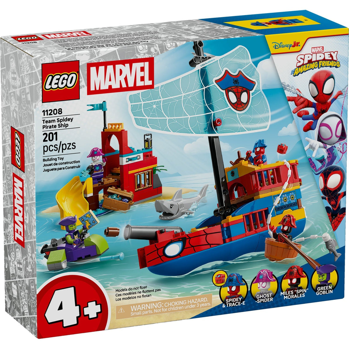 11208 Team Spidey Pirate Ship product image 1, provided for visual reference and product detail review