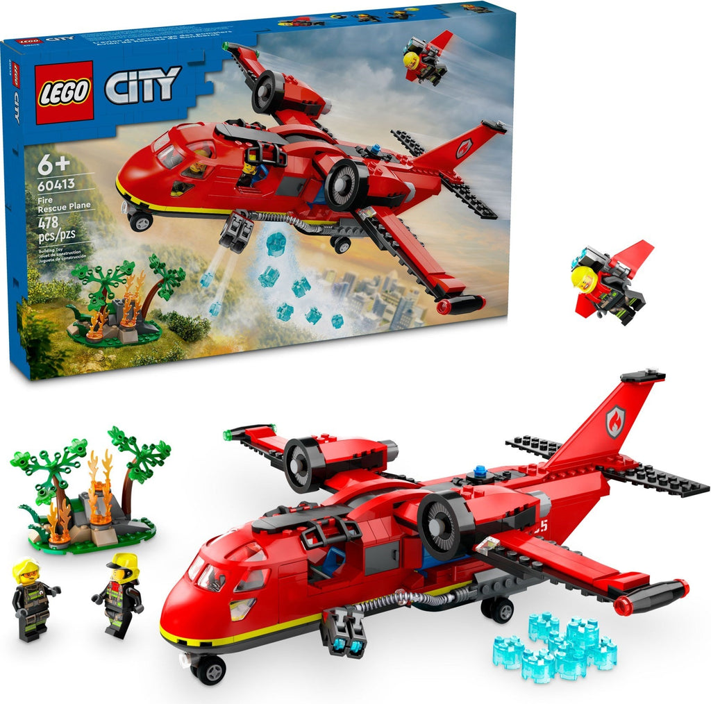 60413 Fire Rescue Plane (C) product image 2, provided for visual reference and product detail review