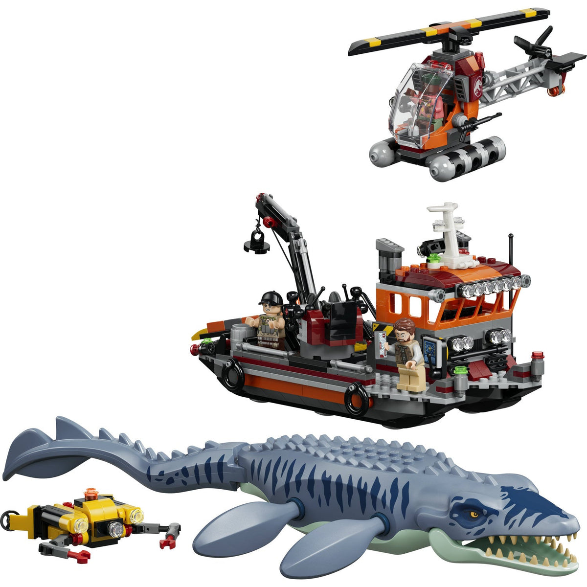 77983 Mosasaurus Dinosaur Boat Attack product image 3, provided for visual reference and product detail review