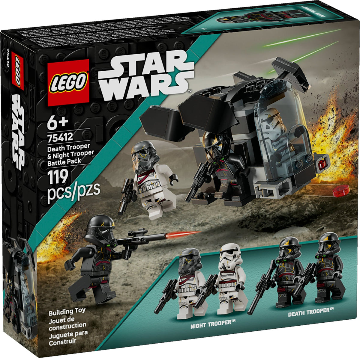 75412 Death Trooper & Night Trooper Battle Pack product image 1, provided for visual reference and product detail review
