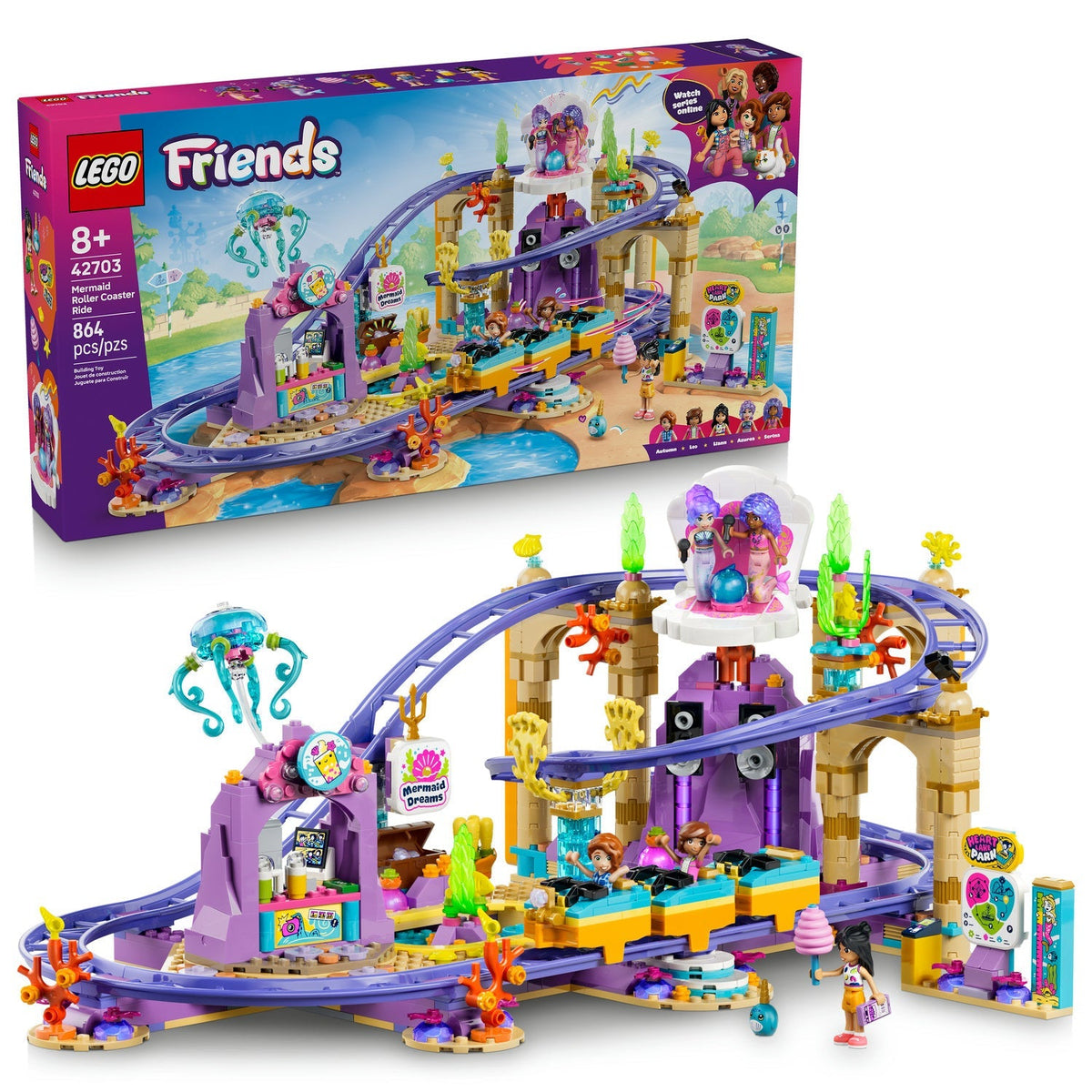 42703 Mermaid Roller Coaster Ride product image 2, provided for visual reference and product detail review