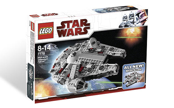 7778 Midi-Scale Millennium Falcon (C) product image 1, provided for visual reference and product detail review