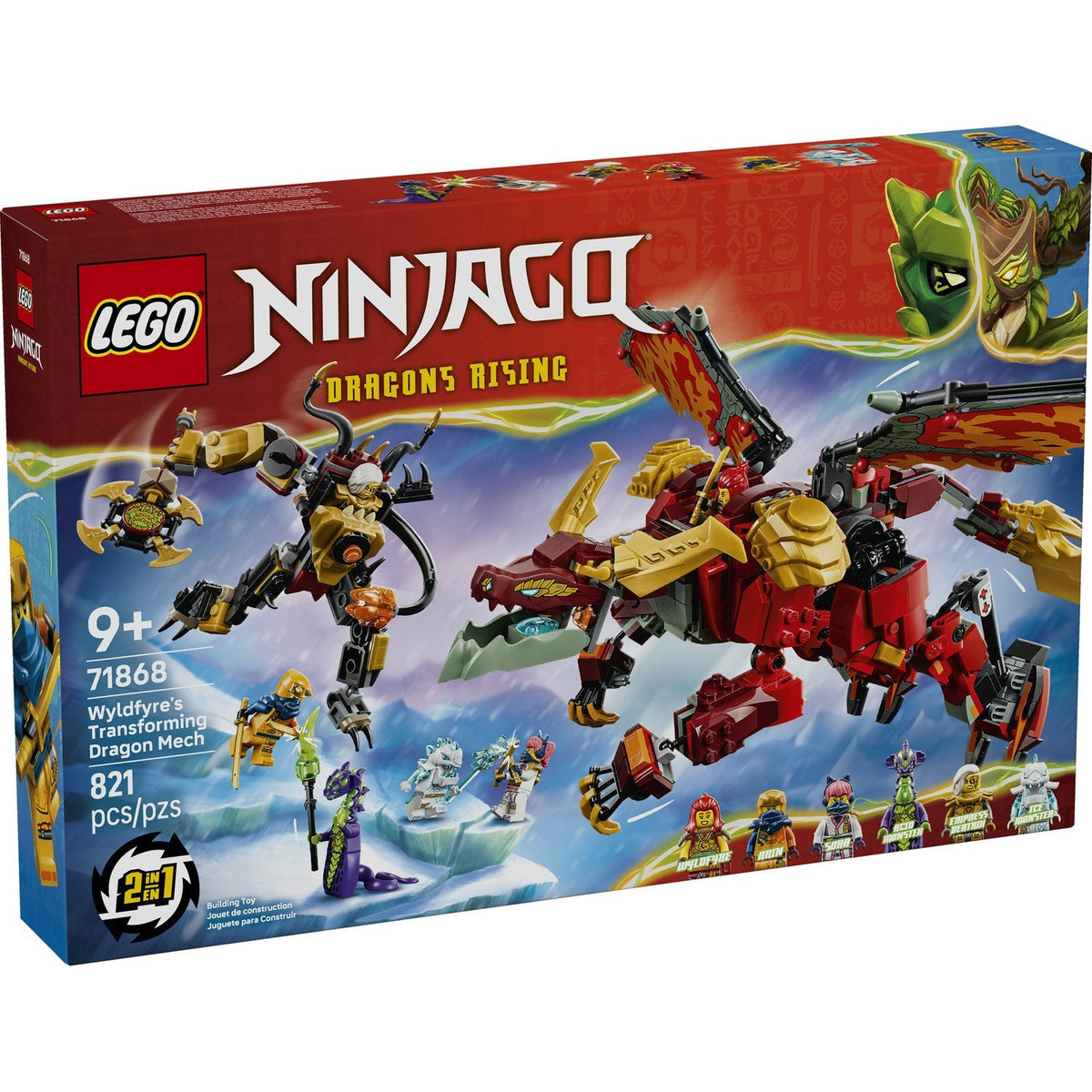 71868 Wyldfyre's Transforming Dragon Mech product image 1, provided for visual reference and product detail review