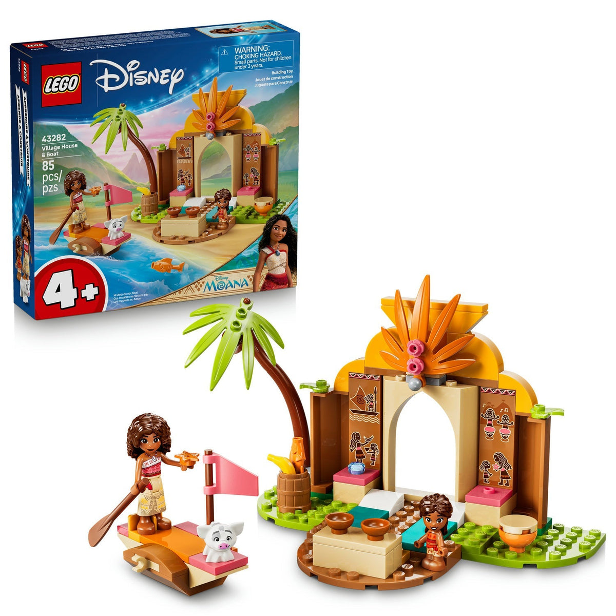 43282 Village House & Boat product image 2, provided for visual reference and product detail review