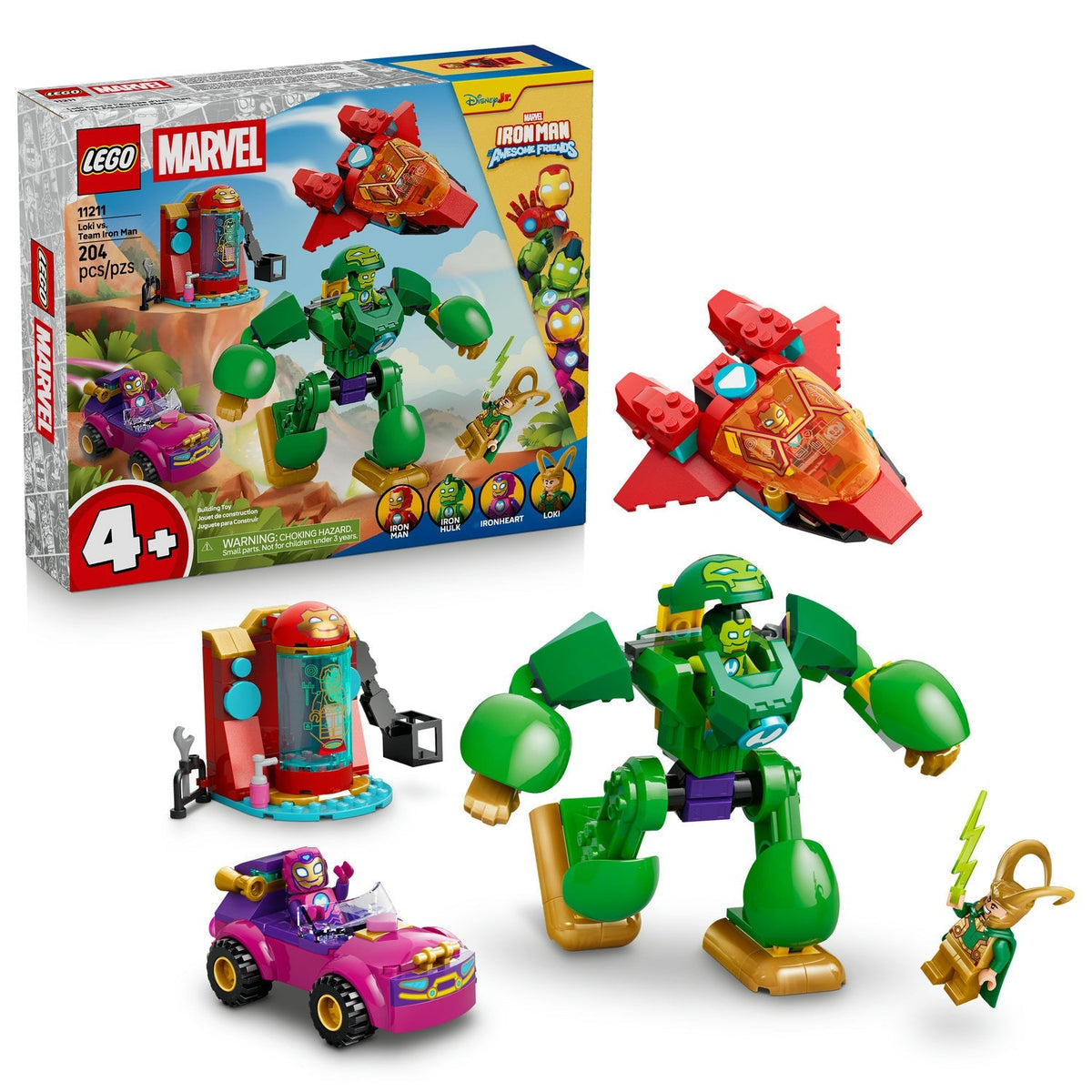 11211 Loki vs. Team Iron Man product image 2, provided for visual reference and product detail review
