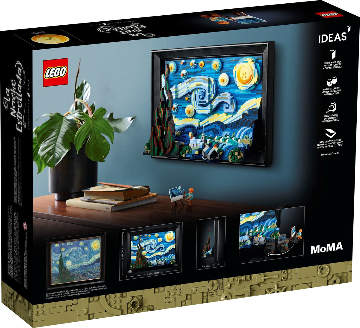 21333 The Starry Night (Vincent van Gogh) product image 2, provided for visual reference and product detail review