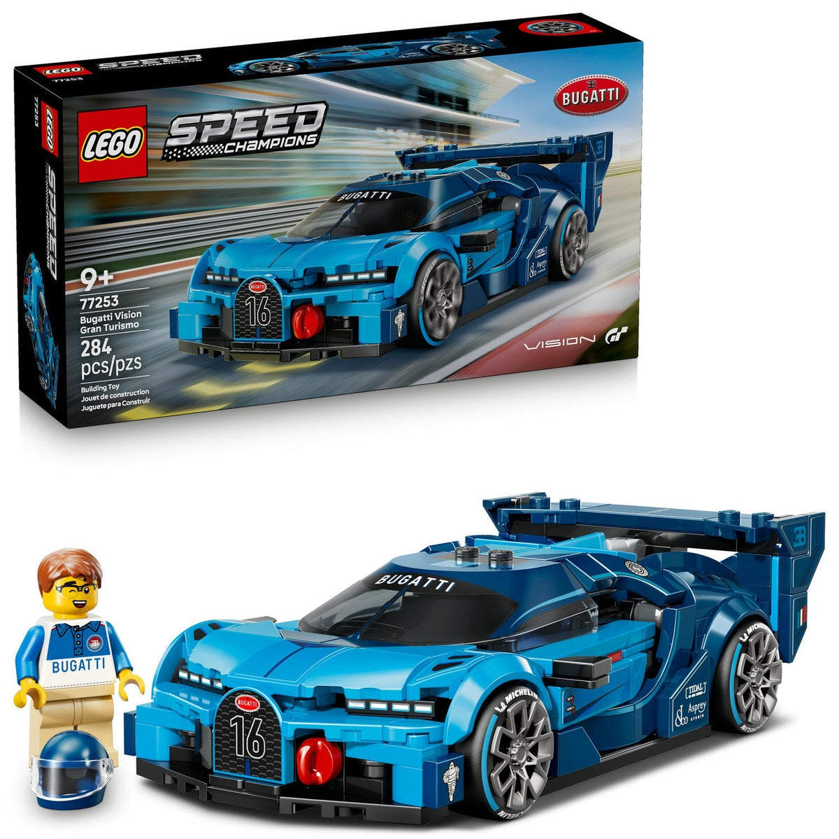 77253 Bugatti Vision GT Hyper Sports Car product image 2, provided for visual reference and product detail review