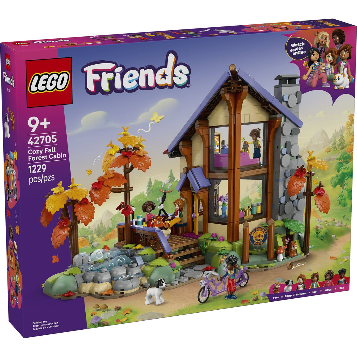 42705 Cozy Fall Forest Cabin product image 1, provided for visual reference and product detail review