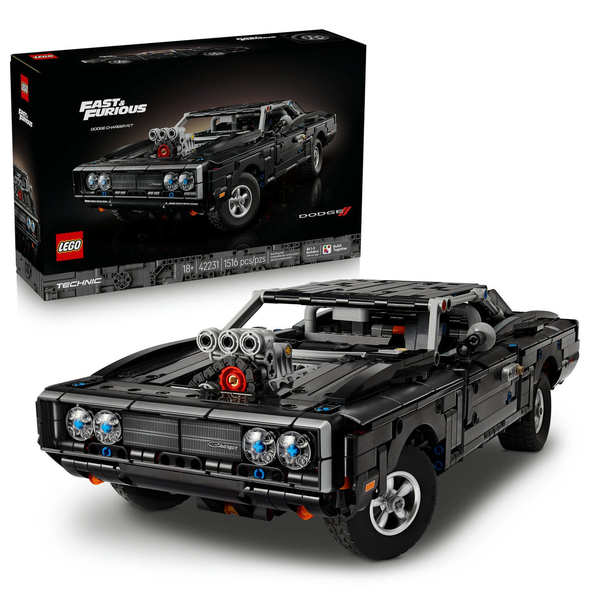 42231 Fast and Furious Dodge Charger R/T Car product image 2, provided for visual reference and product detail review