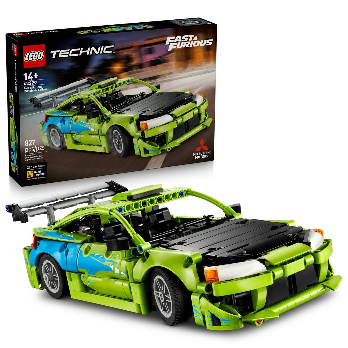 42229 Fast and Furious Mitsubishi Eclipse Car product image 2, provided for visual reference and product detail review