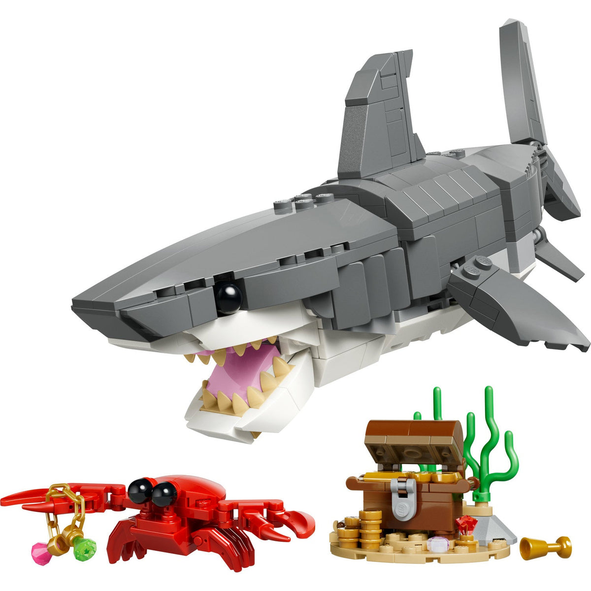 31381 Fierce Shark with a Treasure Chest product image 3, provided for visual reference and product detail review